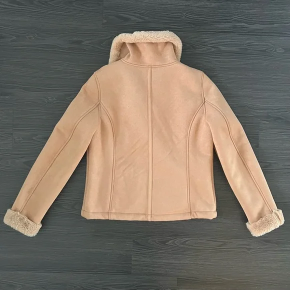 Rag Poets Suede & Shearling Coat - Picture 2 of 10